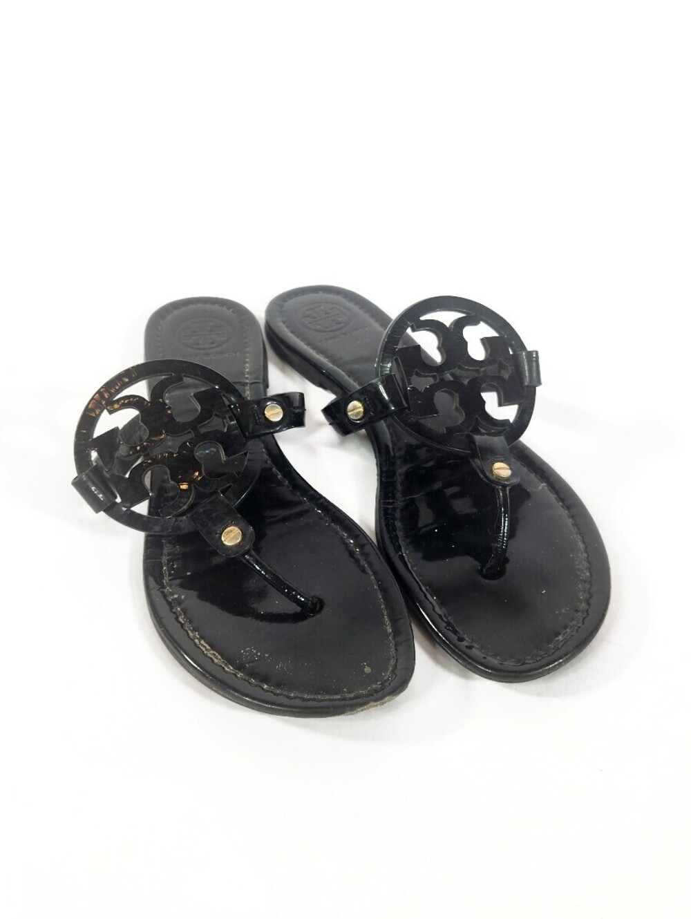 Tory Burch Black Miller Sandals Size 6.5